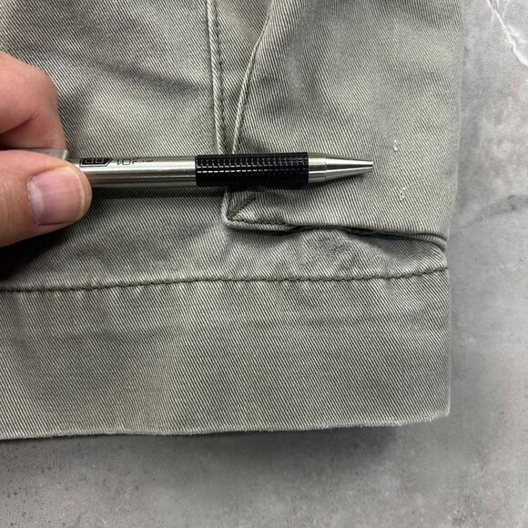 Polo Ralph Lauren Cargo Shorts Mens 40 Classic Chino Tan Distressed Preppy - Picture 7 of 13